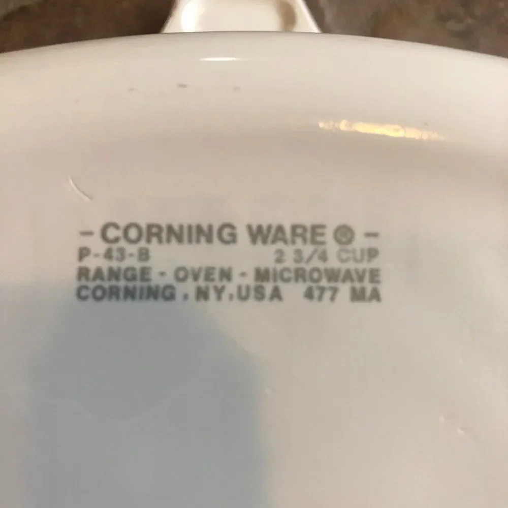 CORNING WARE SPICE OF LIFE 2 3/4 CUP SQUARE DISH.   S1